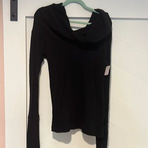 Free People Off Shoulder Knit Thermal